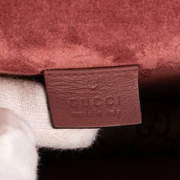 Gucci Blooms Dionysus Beige Burgundy Supreme Canvas Shoulder Bag - Picture 10 of 10